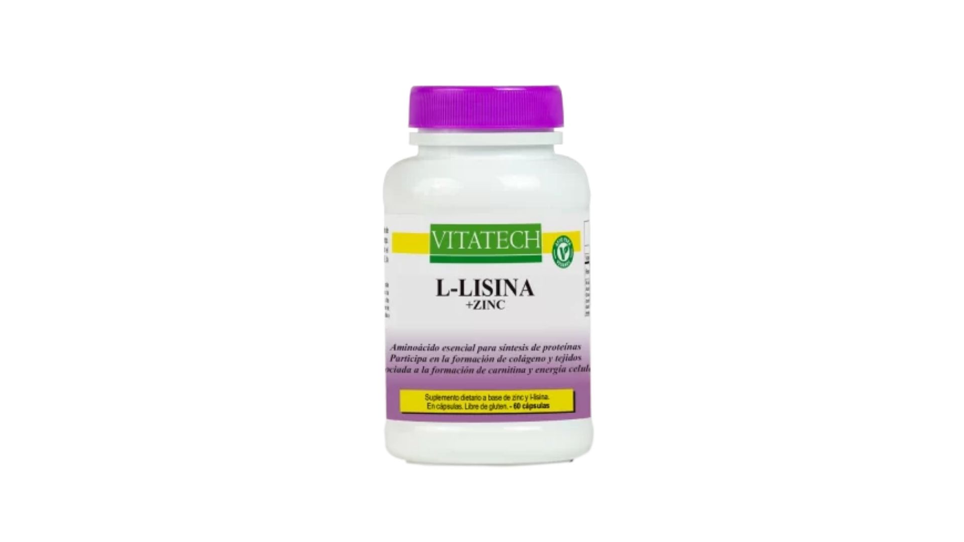 VITATECH L-LISINA + ZINC 60 CAPS