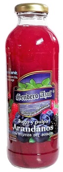 Send. Azul JUGO DE ARANDANO C/F. DEL BOSQUE 500 cc