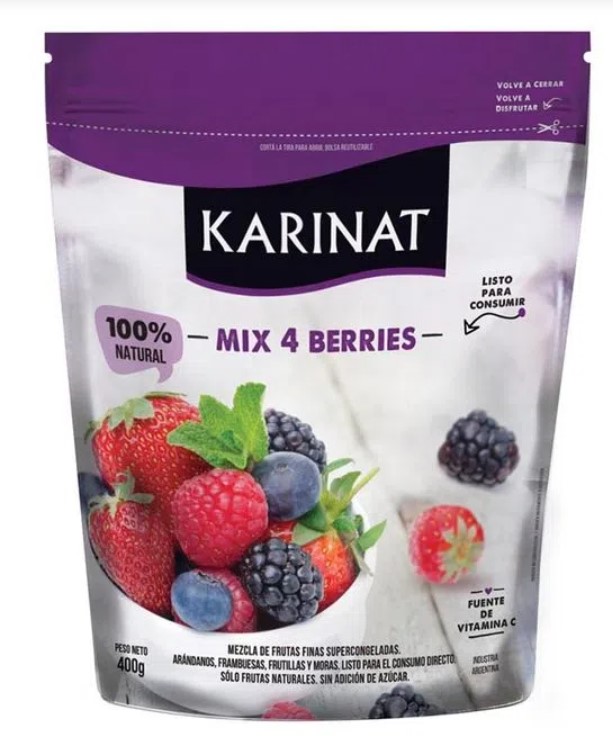 KARINAT MIX 4 BERRIES DOYPACK 400 GRS