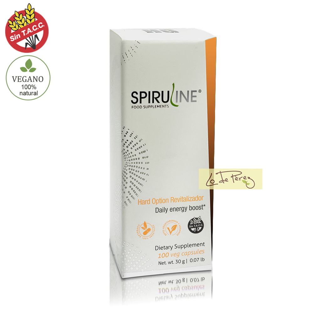 SPIRULINE HARD OPTION REVITALIZADOR 100 CAPS