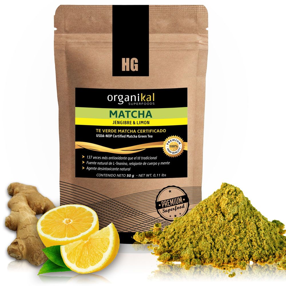 ORGANIKAL MATCHA JENGIBRE & LIMON 50 GRS