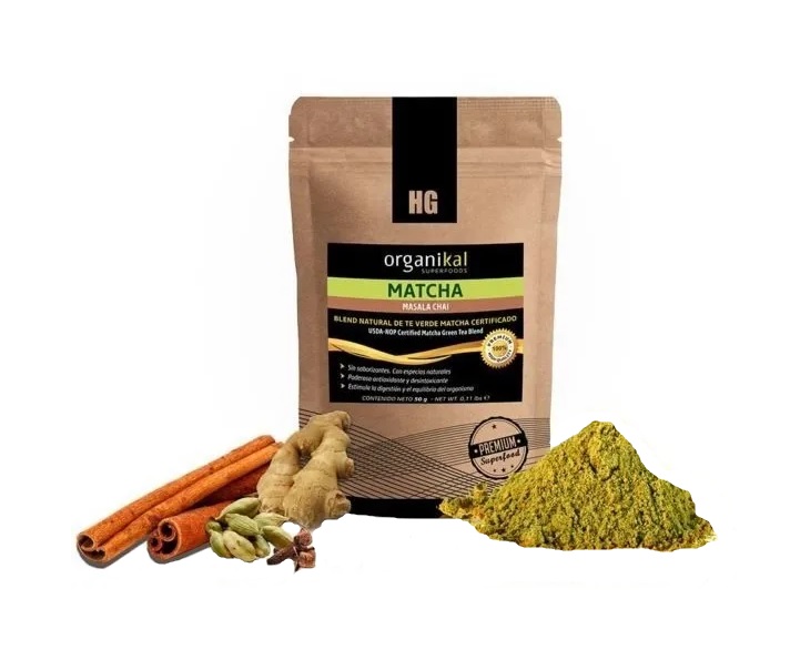 ORGANIKAL MATCHA MASALA CHAI 50 GRS