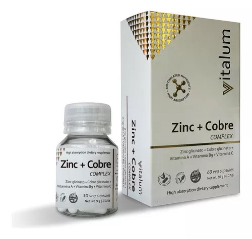VITALUM ZINC COBRE COMPLEX 30 CAPS