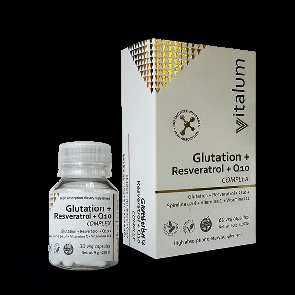 VITALUM GLUTATION + RESVERATROL 30 CAPS