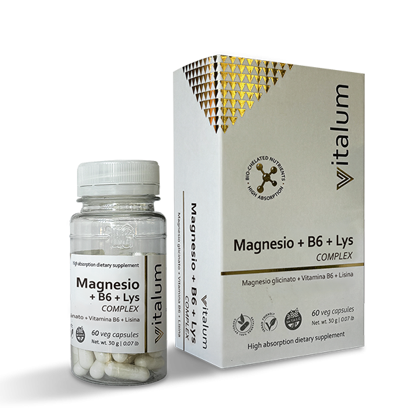 VITALUM MAGNESIO + B6 + LYS 60 CAPS
