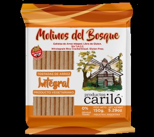 CARILO GALLETAS DE ARROZ INTEGRAL 150 GRS