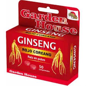 Garden House GINSENG ROJO COREANO 50 comp