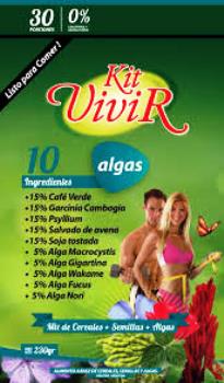 KIT VIVIR DETOX PSYLLIUM + ALGAS 230 grs