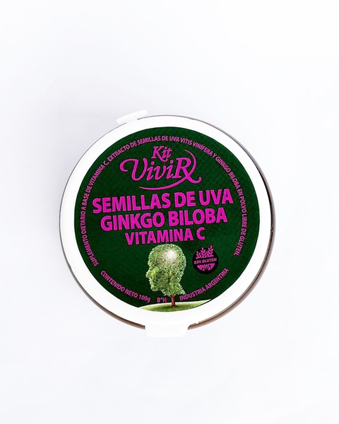 KIT VIVIR RESVERASTROL + GINKGO 200 PORC