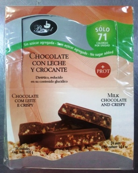 Benot CHOCOLATE CON LECHE Y CROCANTE  24 unid