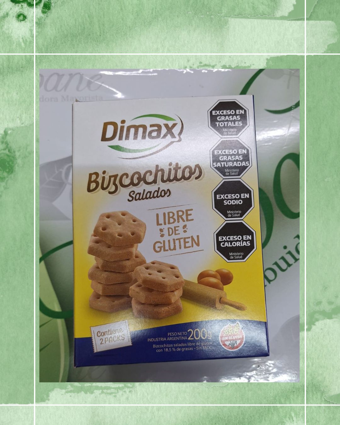DIMAX BIZCOCHITOS SALADOS 200 GRS