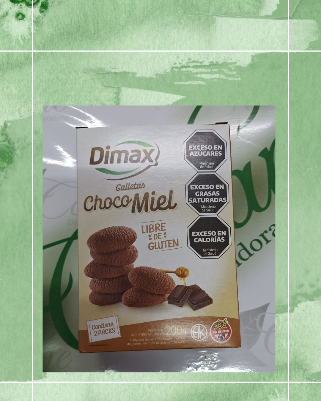 DIMAX GALLETAS CHOCO MIEL 200 GRS