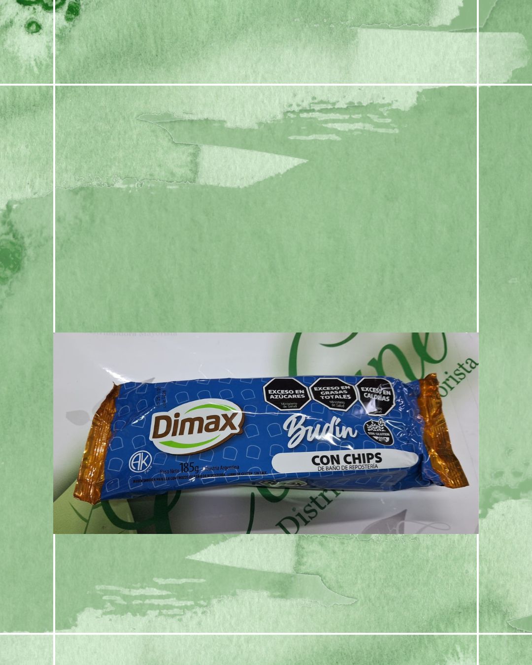 DIMAX BUDIN CON CHIPS 185 GRS