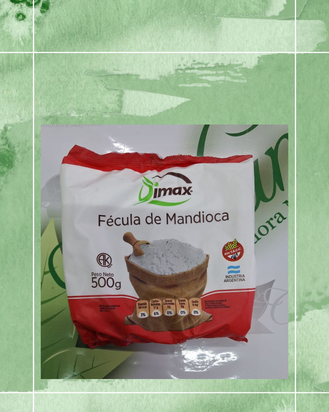 DIMAX FECULA DE MANDIOCA 500 GRS