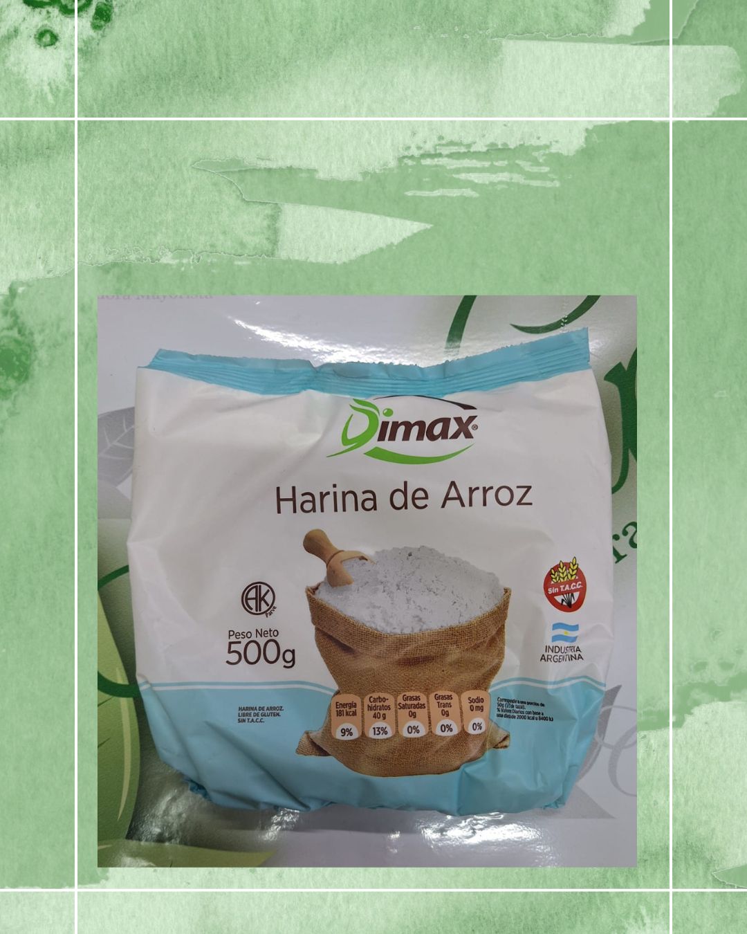 DIMAX HARINA DE ARROZ 500 GRS