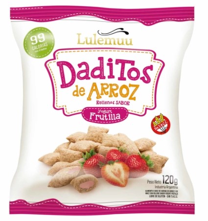 LULEMUU DADITOS SABOR  FRUTILLA 120GRS