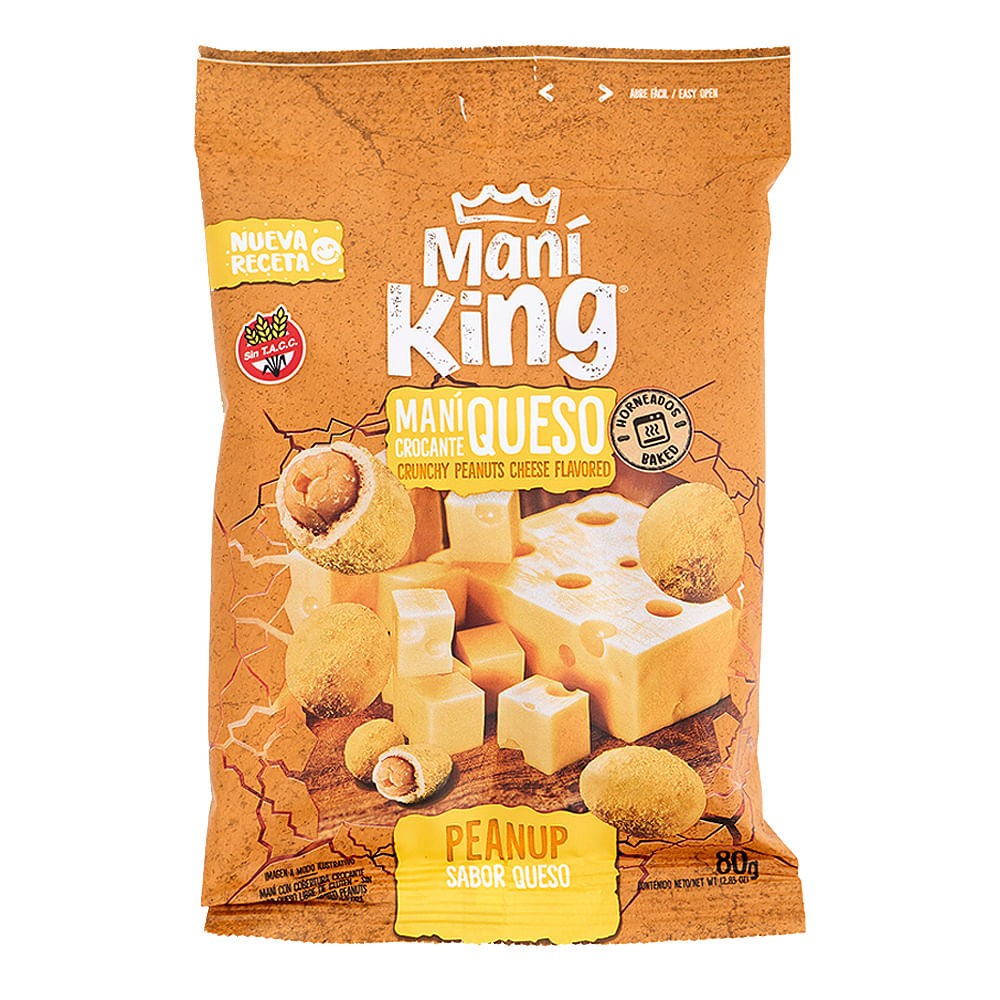 MANI KING MANI CROCANTE QUESO 80 GRS