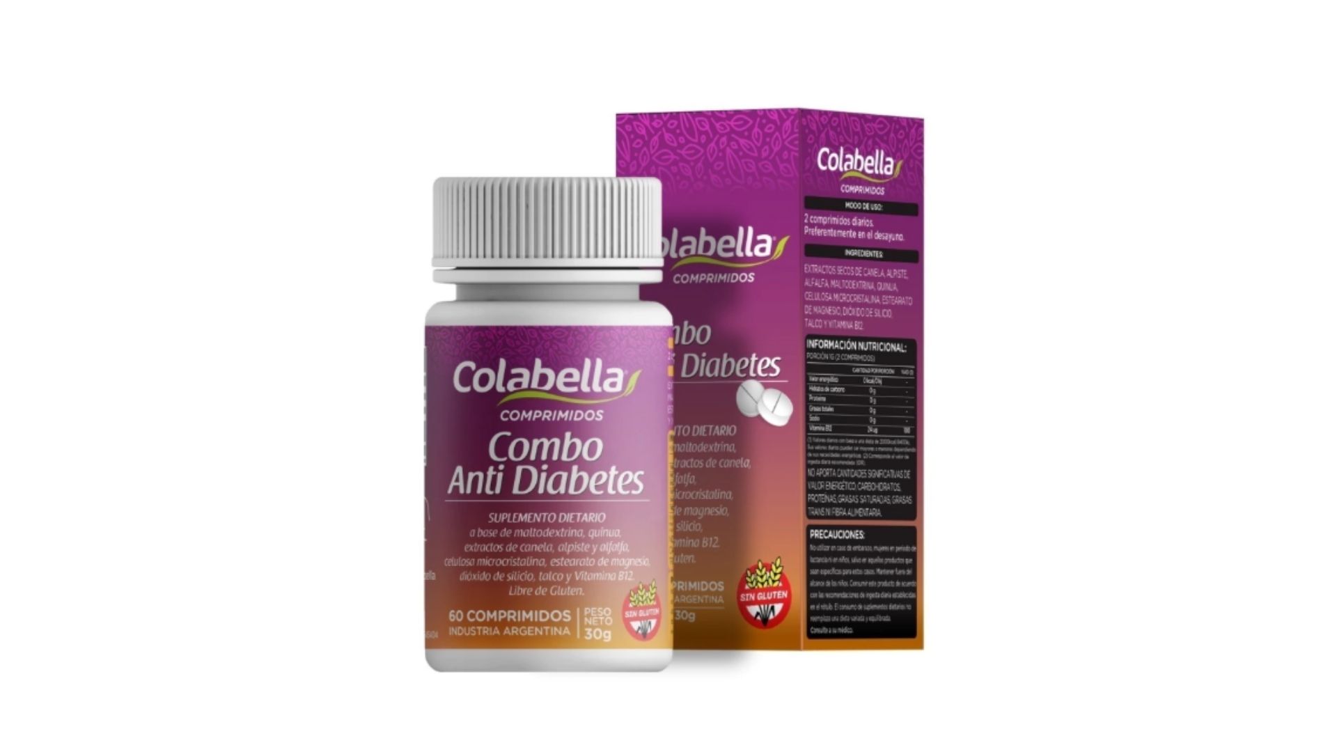 COLABELLA COMBO ANTIDIABETES 60 COMP