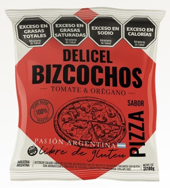 DELICEL BIZCOCHOS PIZZA 180 GRS