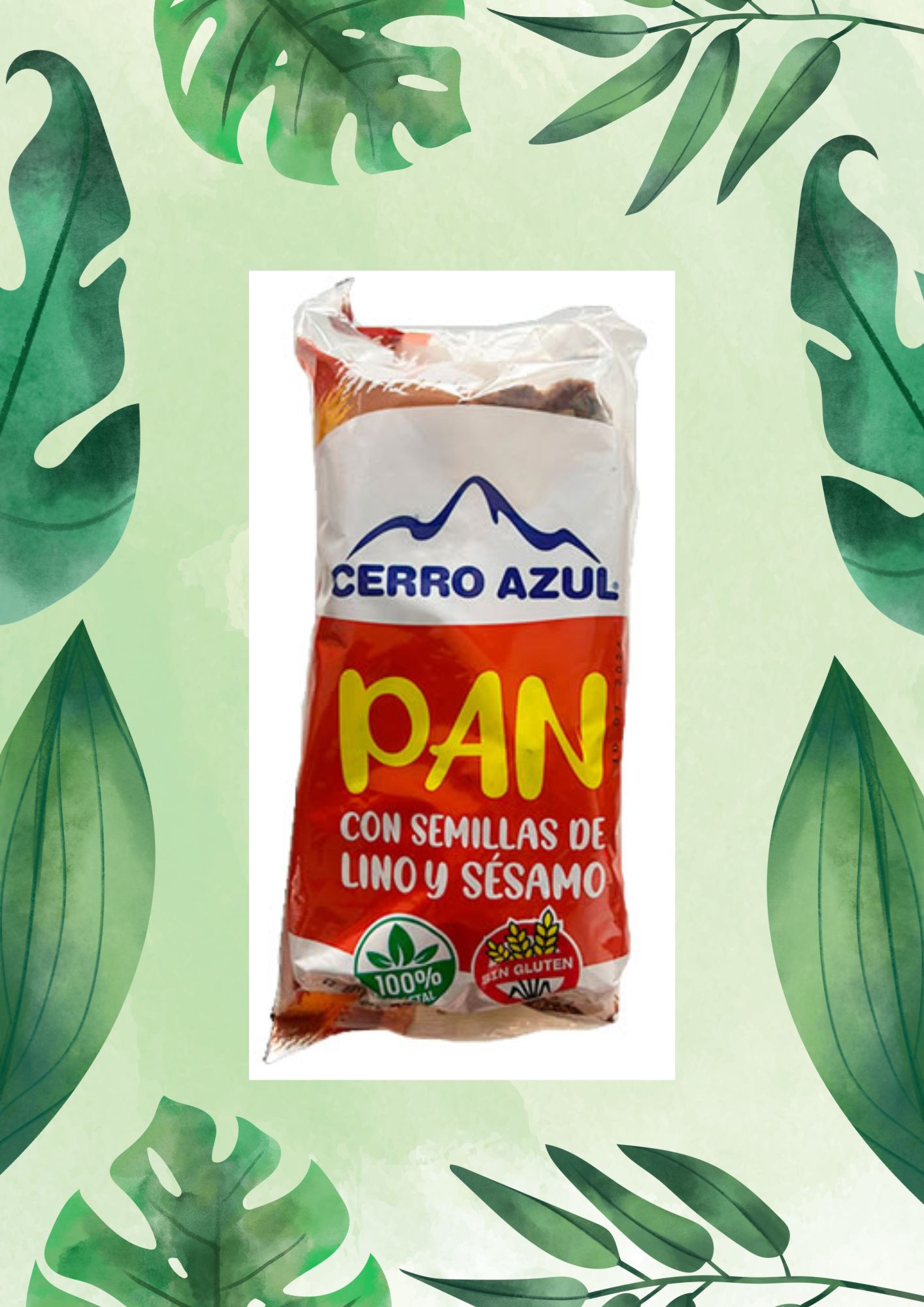 CERRO AZUL PAN DE MOLDE SEMILLA 480 GRS