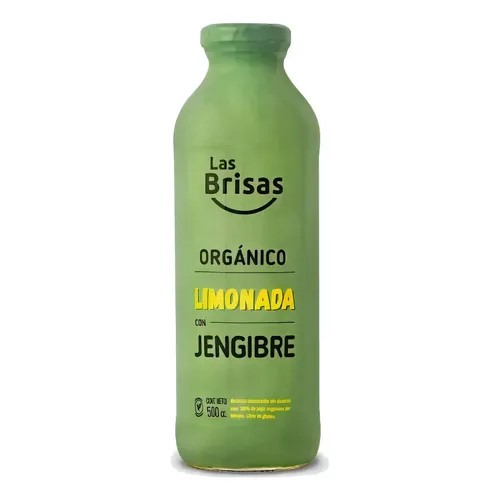 LAS BRISAS JUGO LIVIANO LIMON CON JENGIBRE 500 CC
