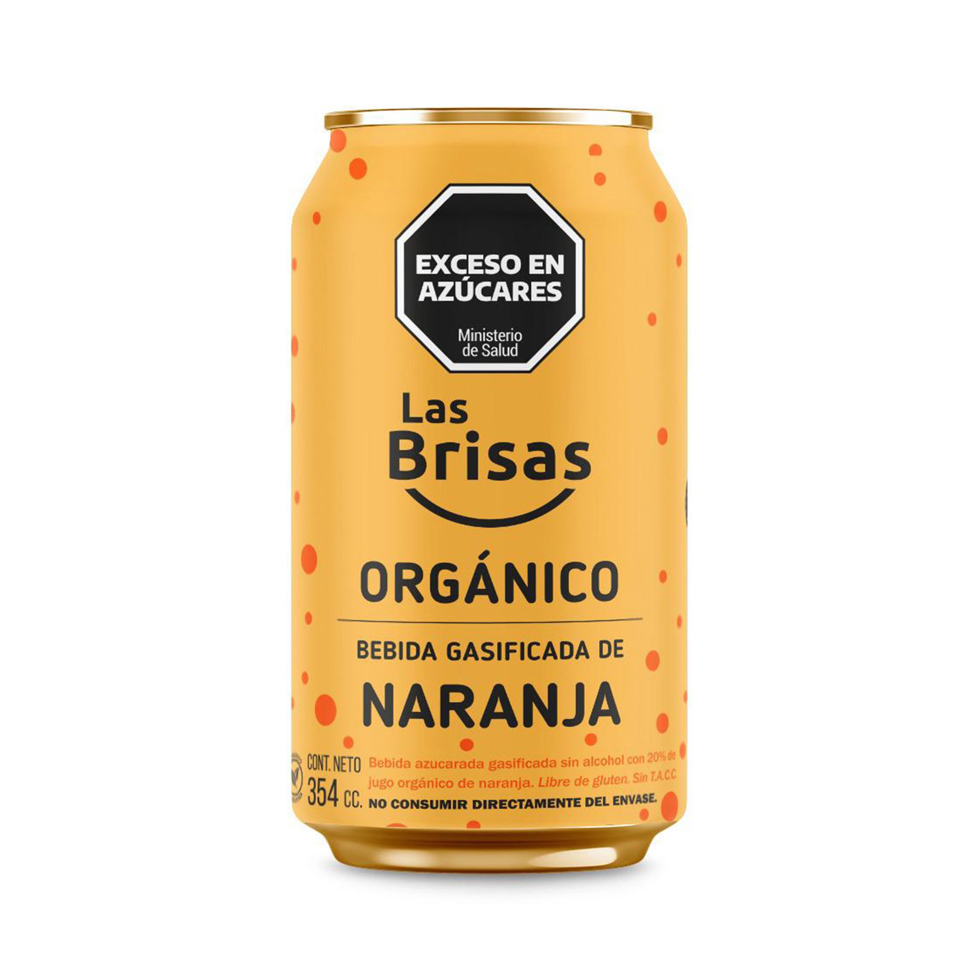 LAS BRISAS GASEOSA ORG NARANJA 354 CC