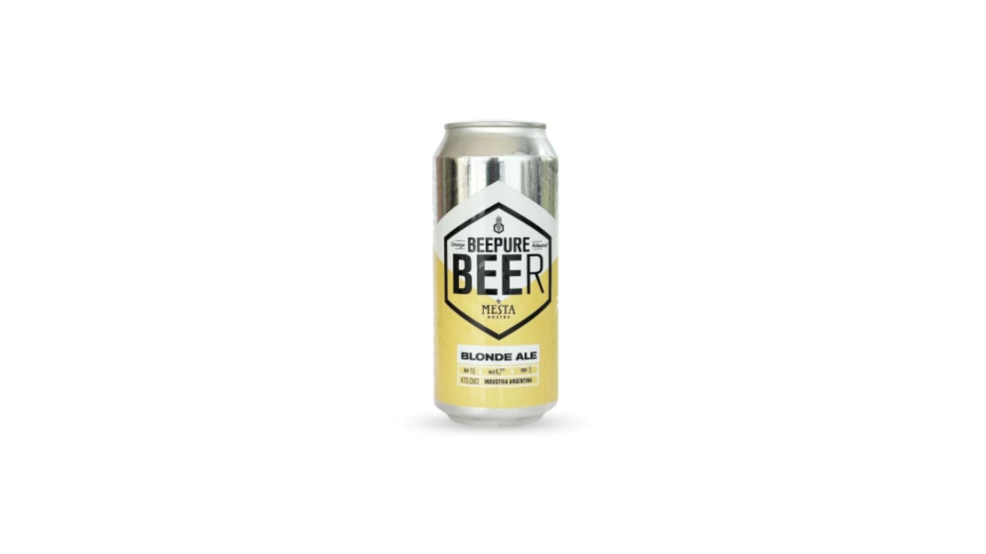 BEE PURE CERVEZA BLONDE ALE 473 ML