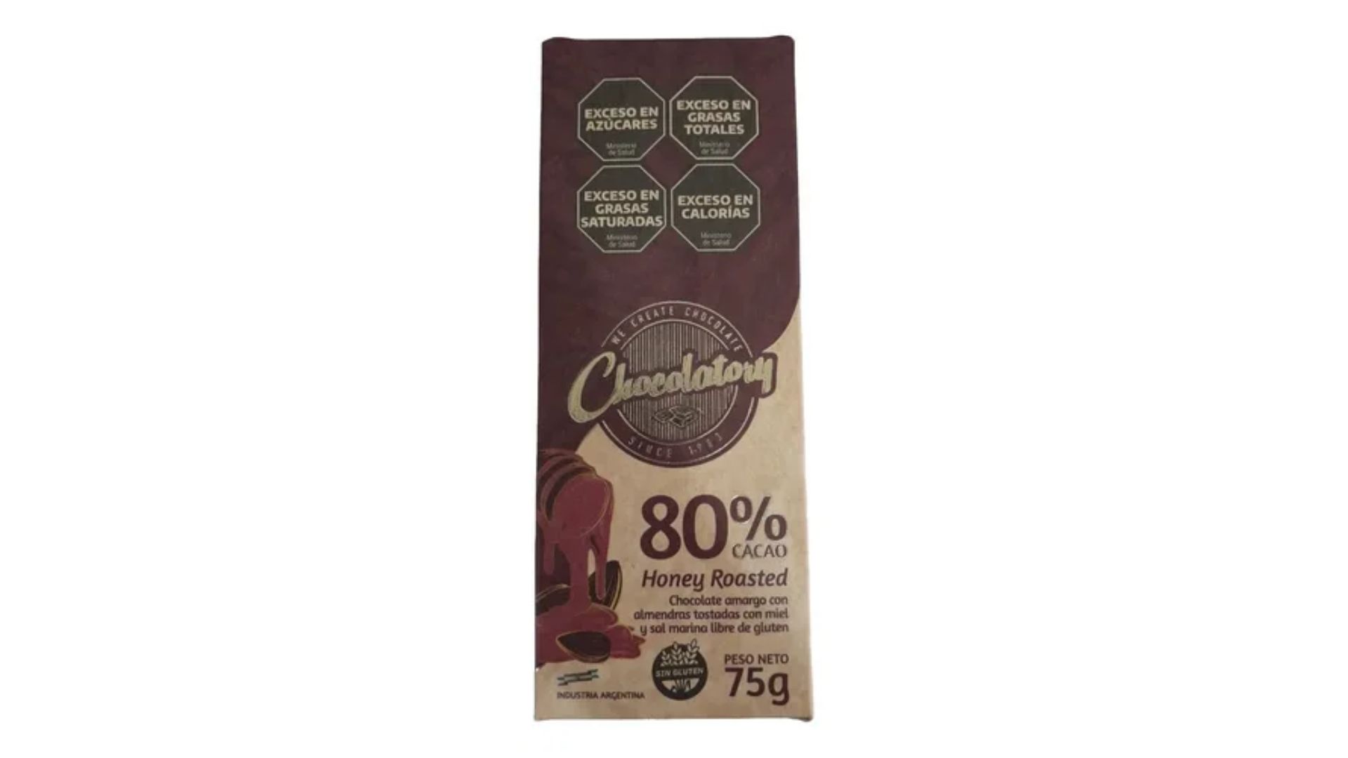 CHOCOLATORY CHOCOLATE AMARGO CON ALMENDRAS 75 GRS