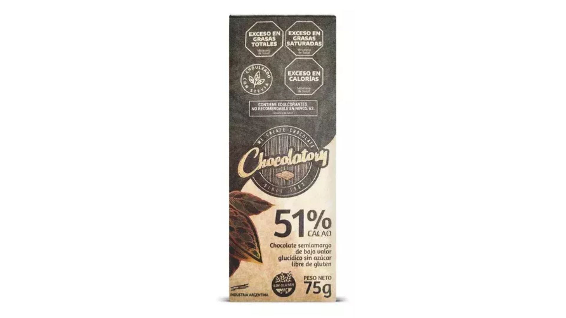 CHOCOLATORY CHOCOLATE SEMIAMARGO S/A 51 % 75 GRS