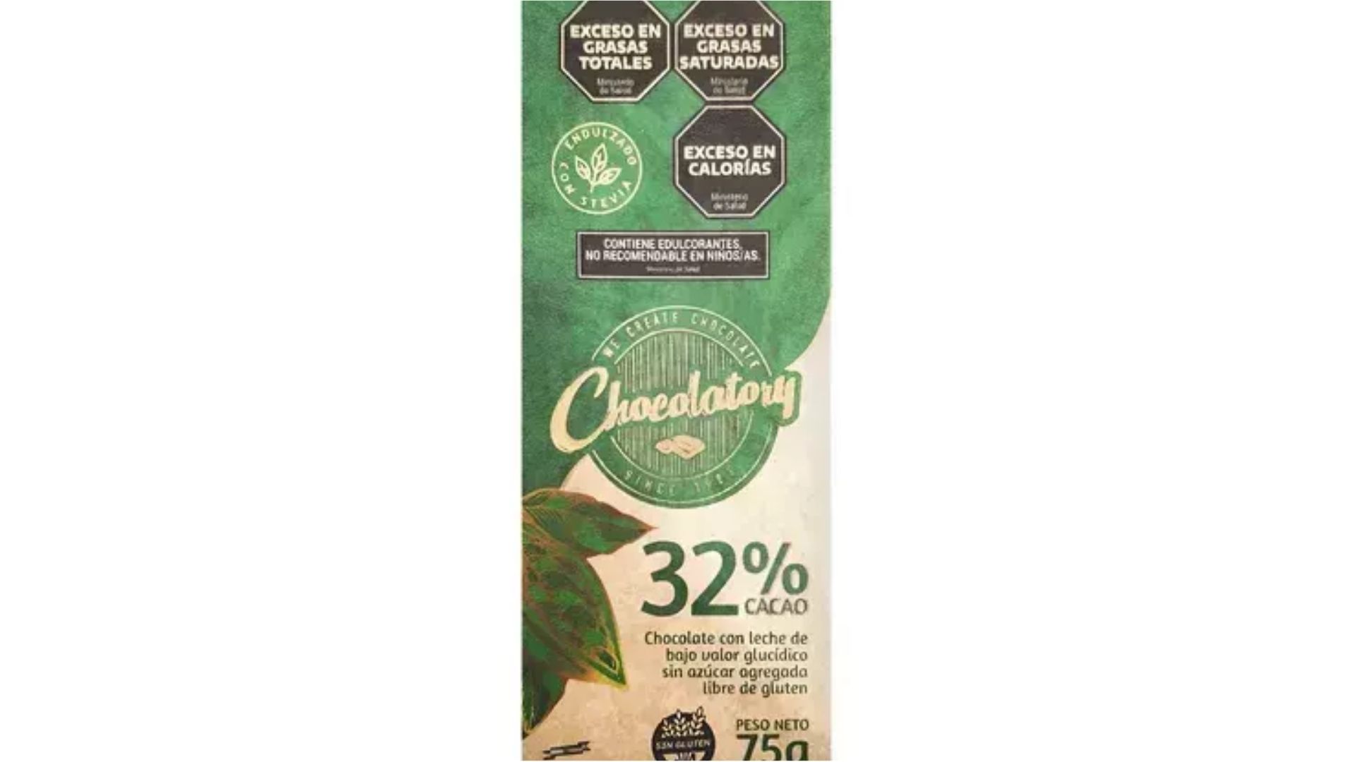 CHOCOLATORY CHOCOLATE CON LECHE S/A 32 % 75 GRS