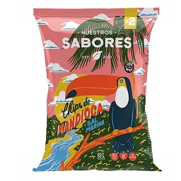 NUESTROS SABORES CHIPS MANDIOCA 80 GRS