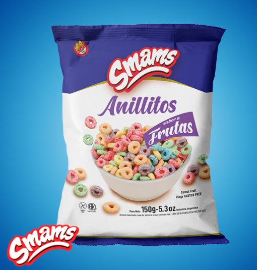 SMAMS CEREAL ANILLITOS DE FRUTA 150 GRS