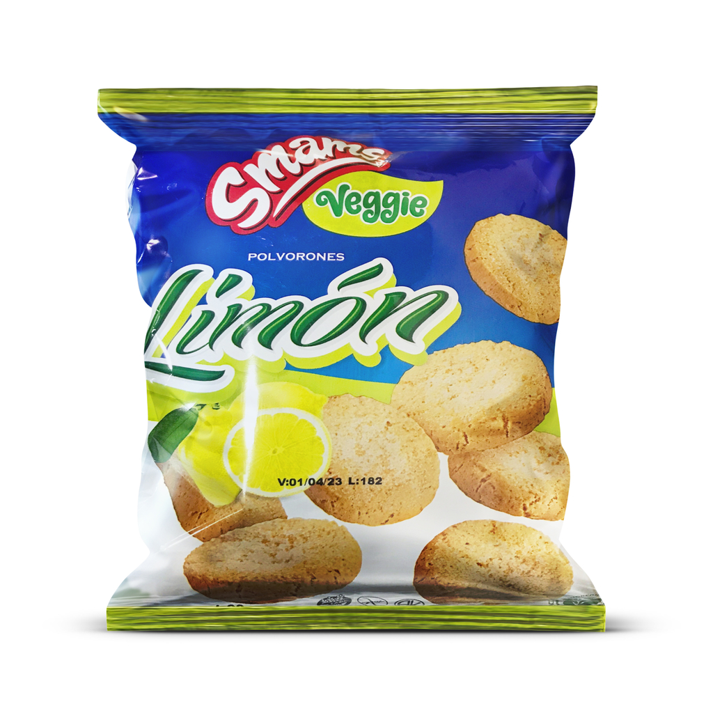 SMAMS POLVORONES LIMON VEGGIE 120 GRS
