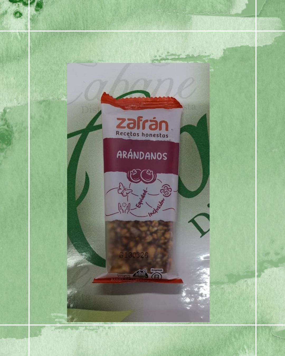 ZAFRAN BARRA ARANDANOS 12 UNID