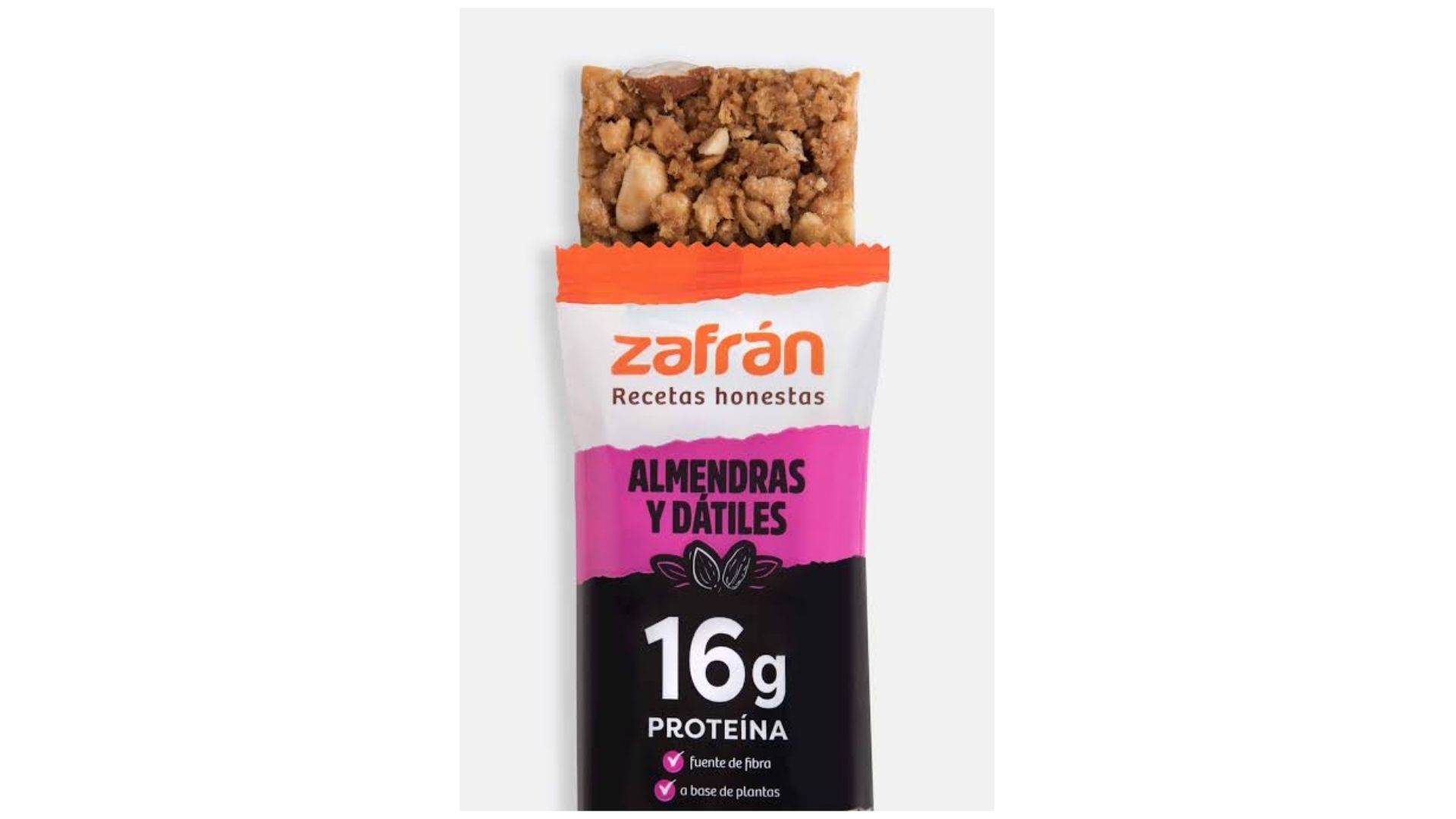 ZAFRAN BARRITAS PROTEINAS ALMENDRAS Y DATILES 12 UNID