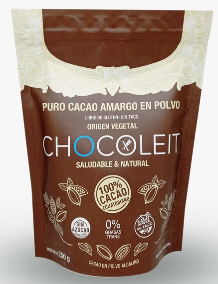 CHOCOLEIT CACAO AMARGO 250 GRS