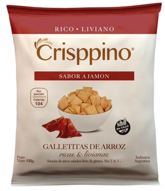 CRISPPINO JAMON 100 GRS