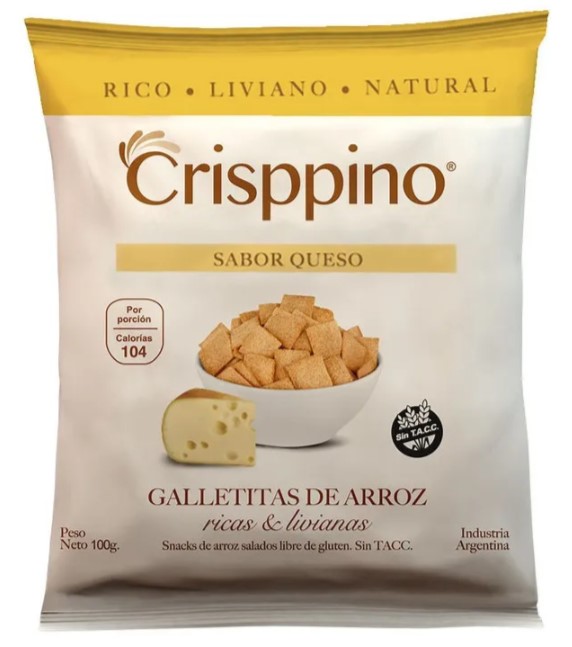CRISPPINO QUESO 100 GRS