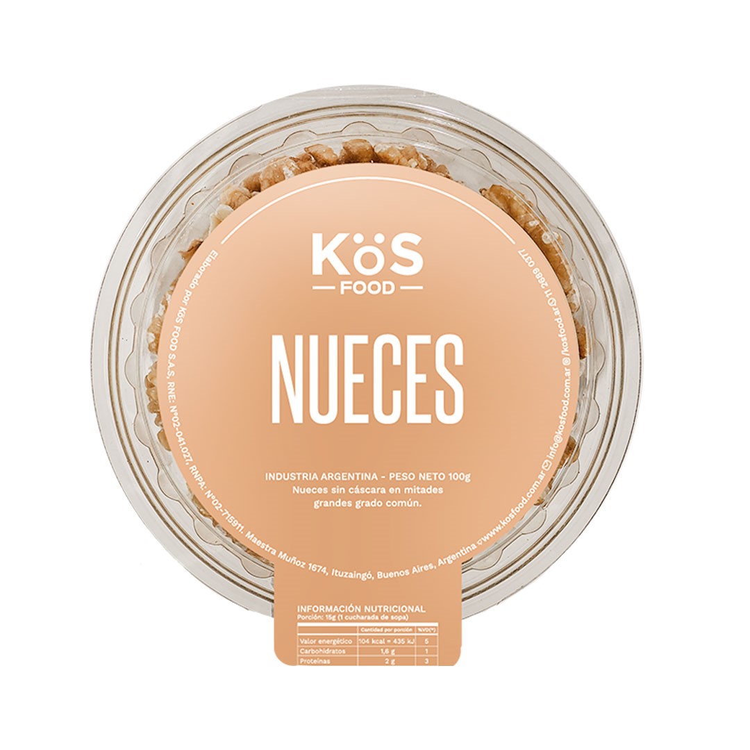KOS FOOD NUECES 100 GRS