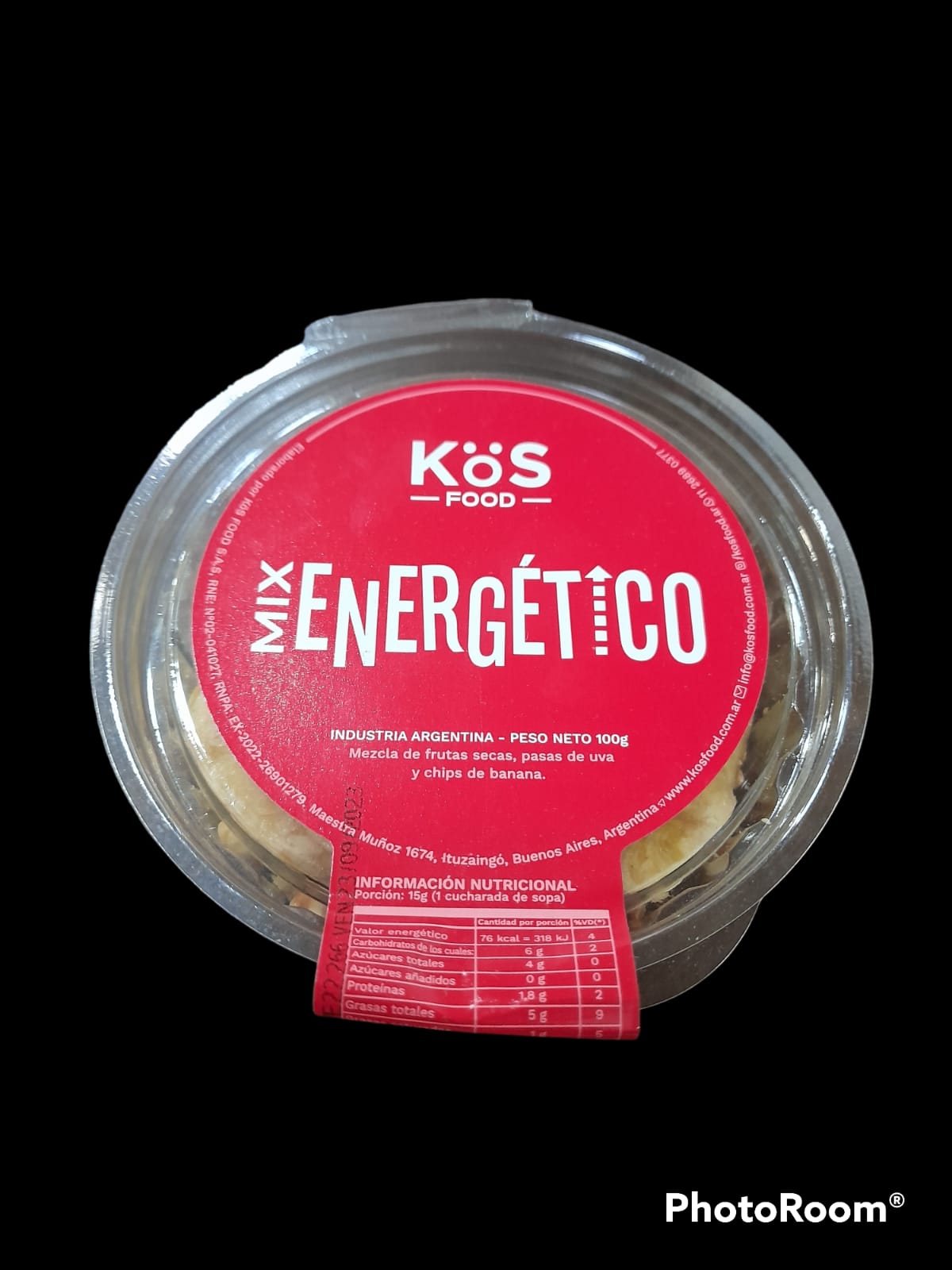 KOS FOOD MIX ENERGETICO 100 GRS