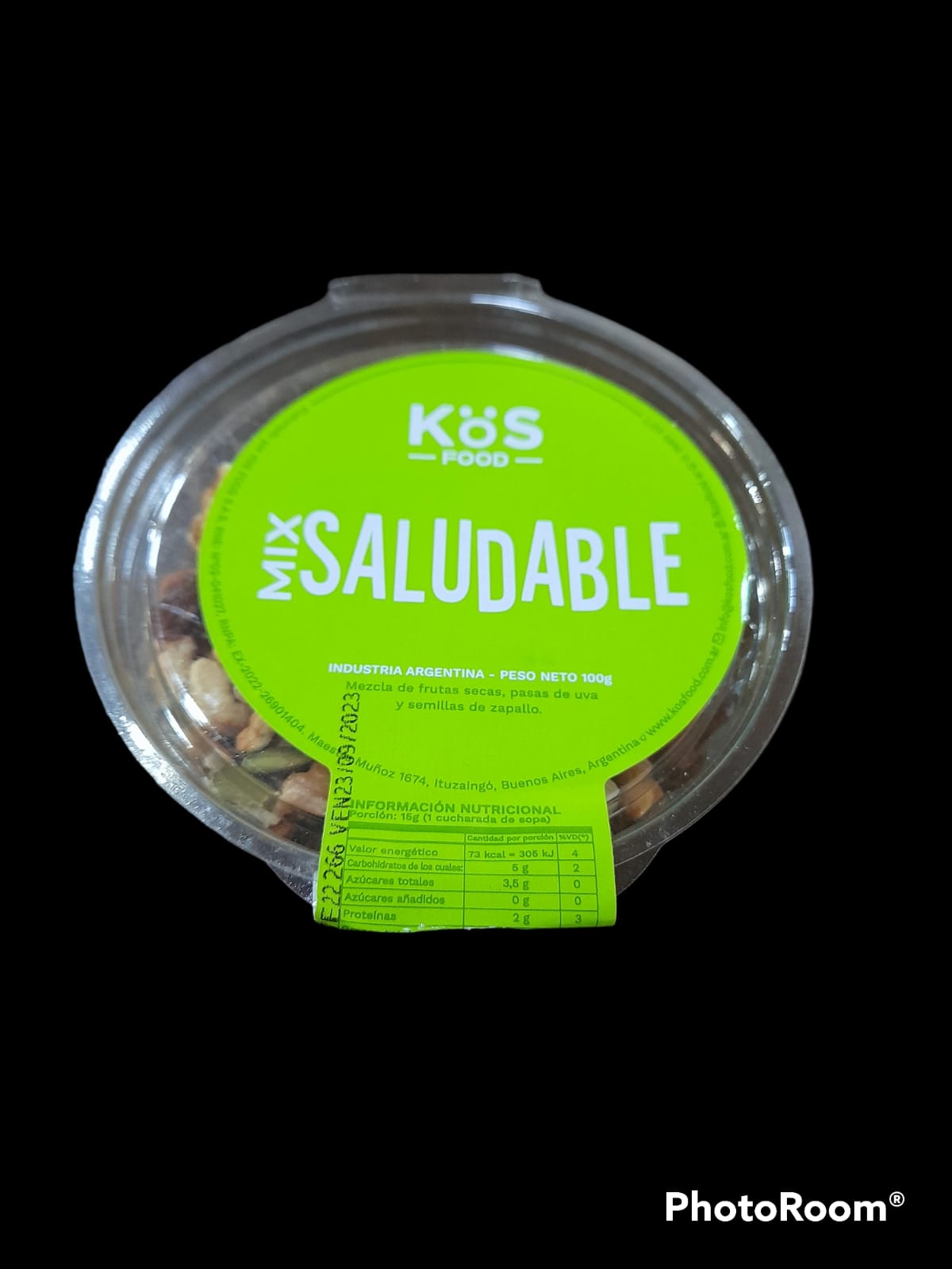 KOS FOOD MIX VITALIDAD 100 GRS