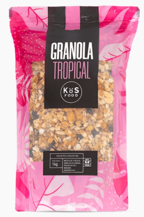 KOS FOOD GRANOLA TROPICAL 1 KG