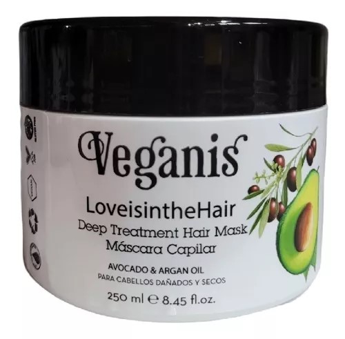 VEGANIS MASCARA CAPILAR PALTA 250 ML