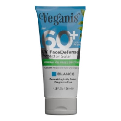 VEGANIS PROTECTOR SOLAR 60+ BLANCO 36 ML