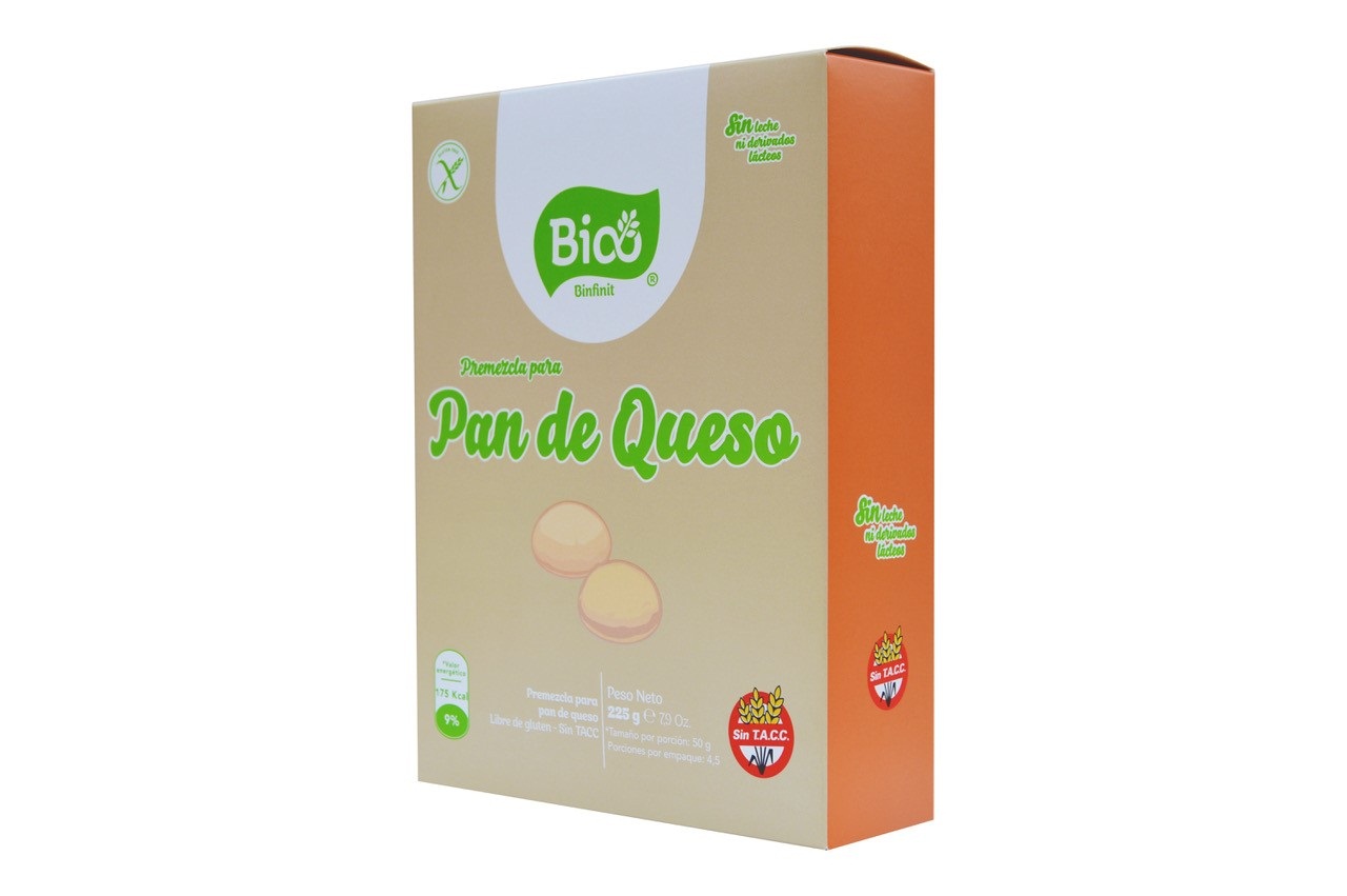 BIOO PREMEZCLA PAN DE QUESO 225 GRS