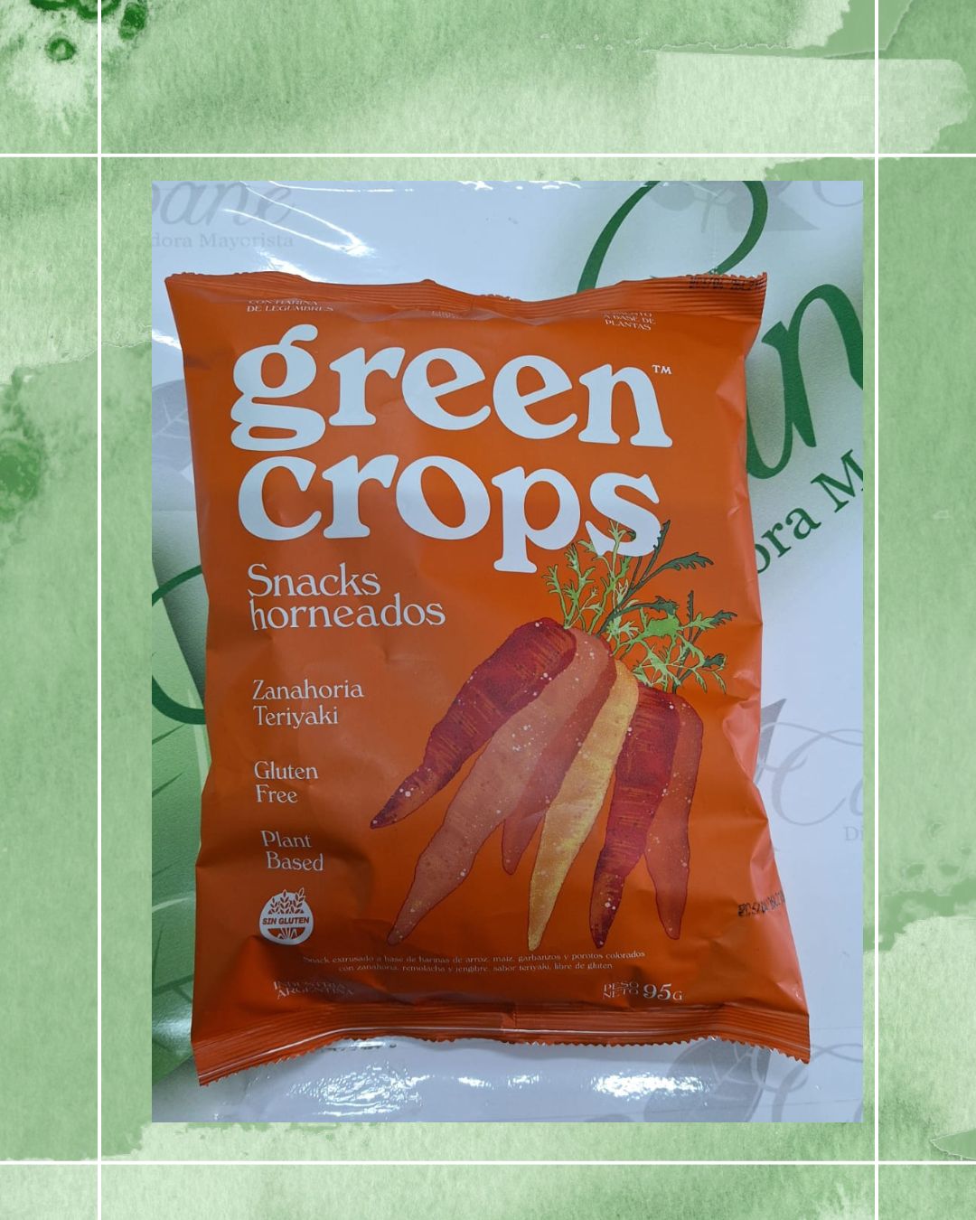 GREEN CROPS SNACK ZANAHORIA 95 GRS