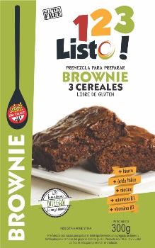 123 Listo BROWNIE 300 grs
