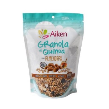 Aiken GRANOLA DE QUINOA CON ALMENDRAS Y PASAS 300 grs