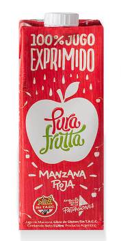 PURA FRUTTA JUGO MANZANA ROJA 1 lt