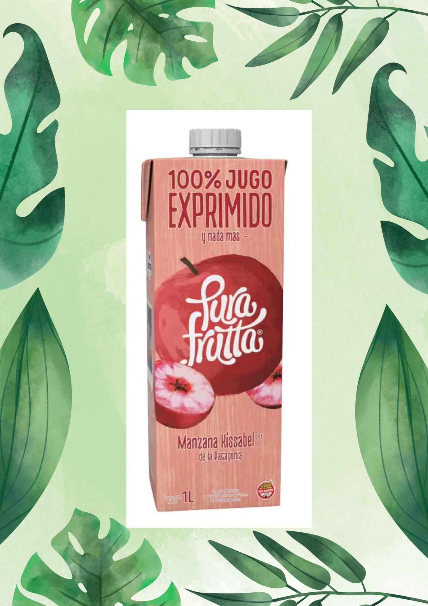 PURA FRUTTA JUGO MANZANA KISSABEL 1 LT